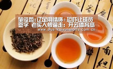 肇俊哲:辽足用情怀+恐吓让球员签字 老实人被逼走:开云体育高清直播(图4) 开云体育数据中心